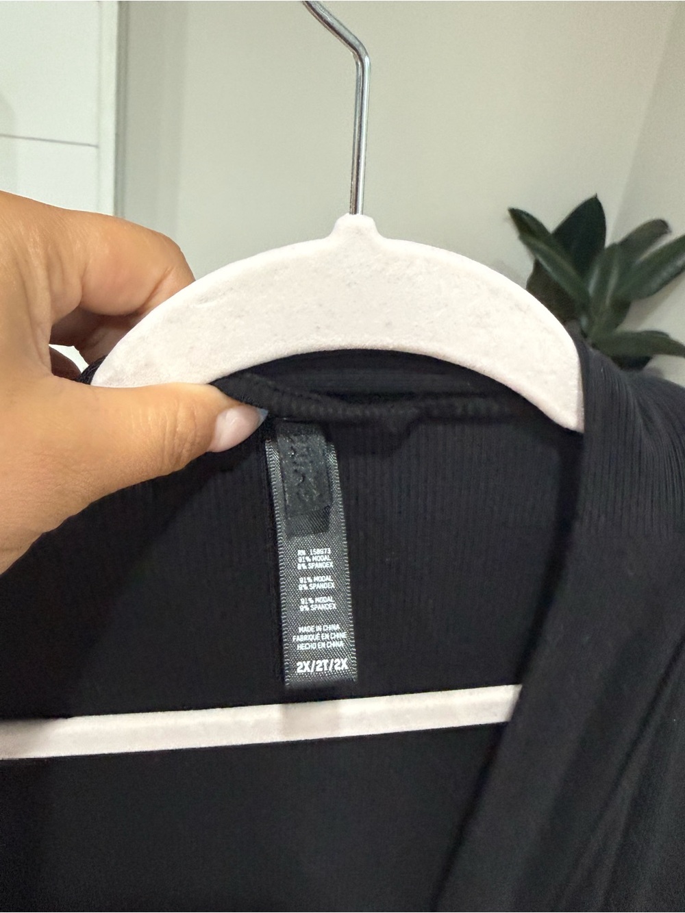 Skims Ribbed Soft Robe 2X - Picture 5 of 5